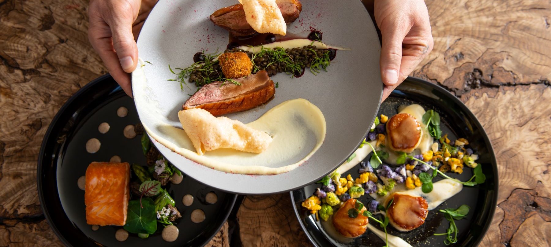 Three dishes that are served seasonally at WYLD